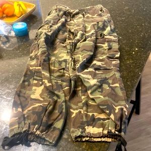 Camo cargo pants